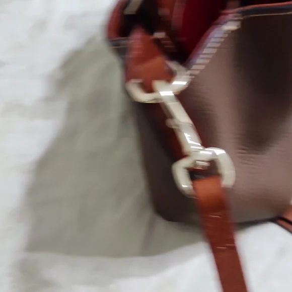 Dooney & Bourke Rich Brown Leather Satchel - Picture 16 of 16